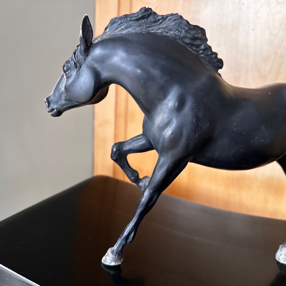 Vintage Breyer Running Stallion Black Appaloosa #127 - Picture 10 of 15